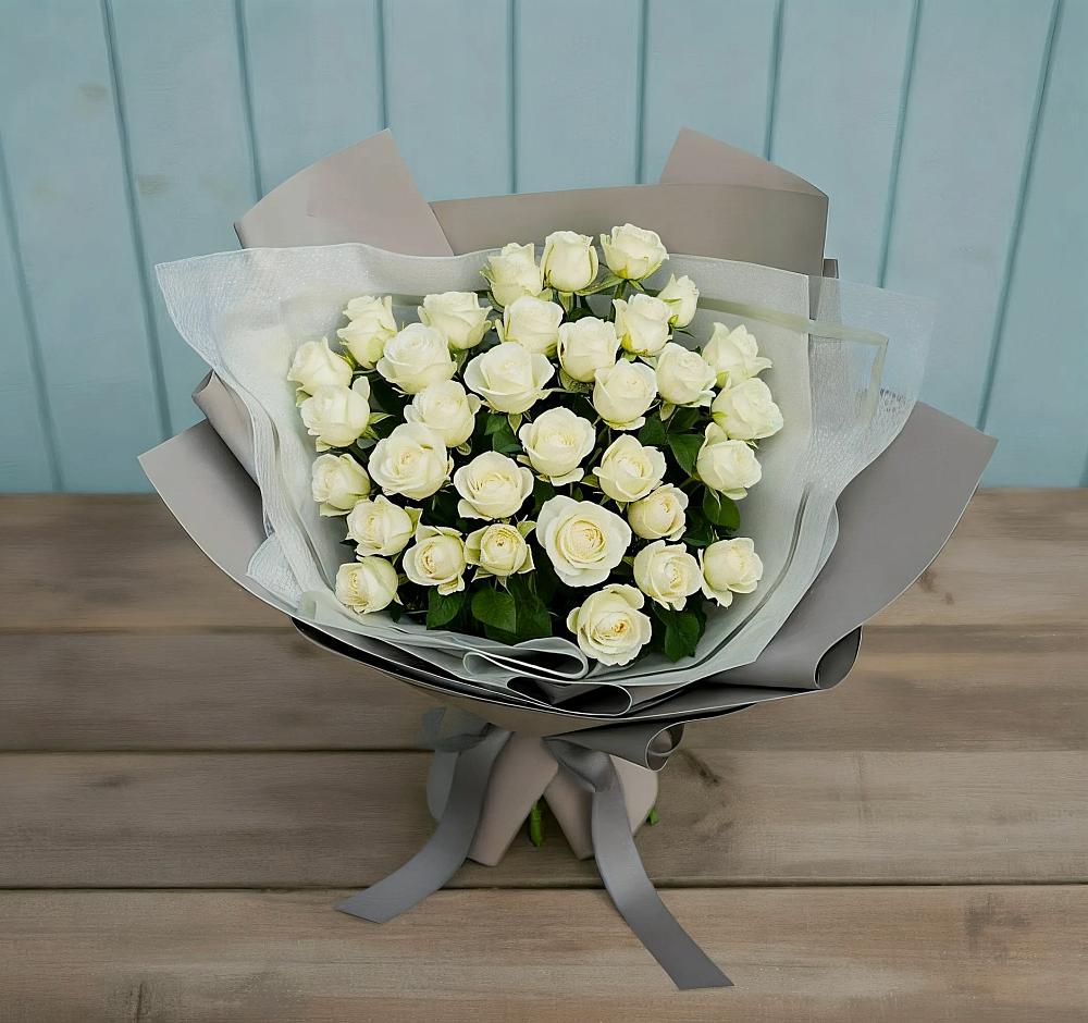 Букет Белоснежная нежность в Анджиевский