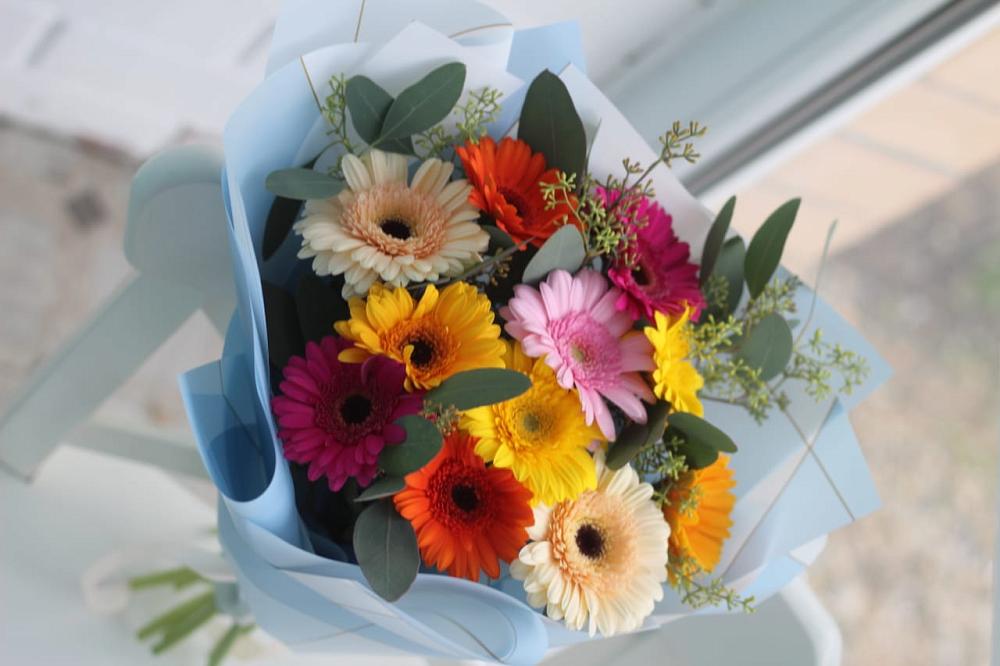 Букет цветов из: Герберы в Анджиевский