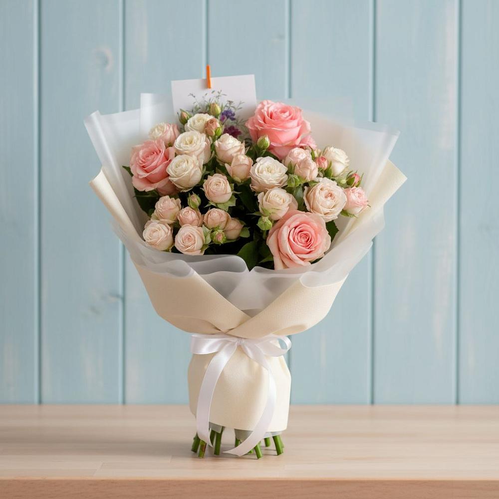 Букет цветов из: Розы в Анджиевский