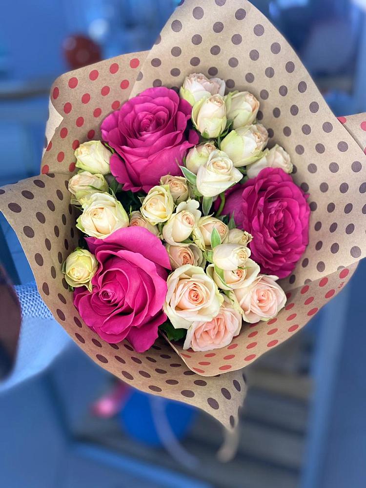 Букет цветов из: Розы в Анджиевский