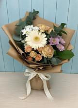 Букет цветов из:  Герберы и Хризантемы в Анджиевский