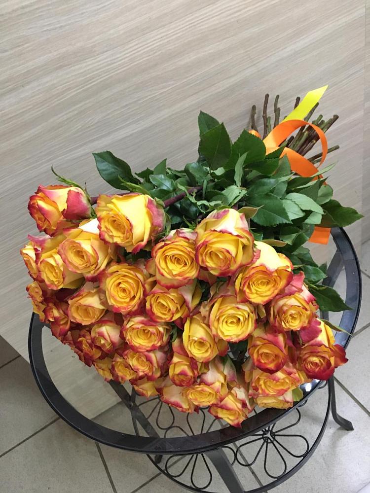 Букет Желтые розы в Анджиевский