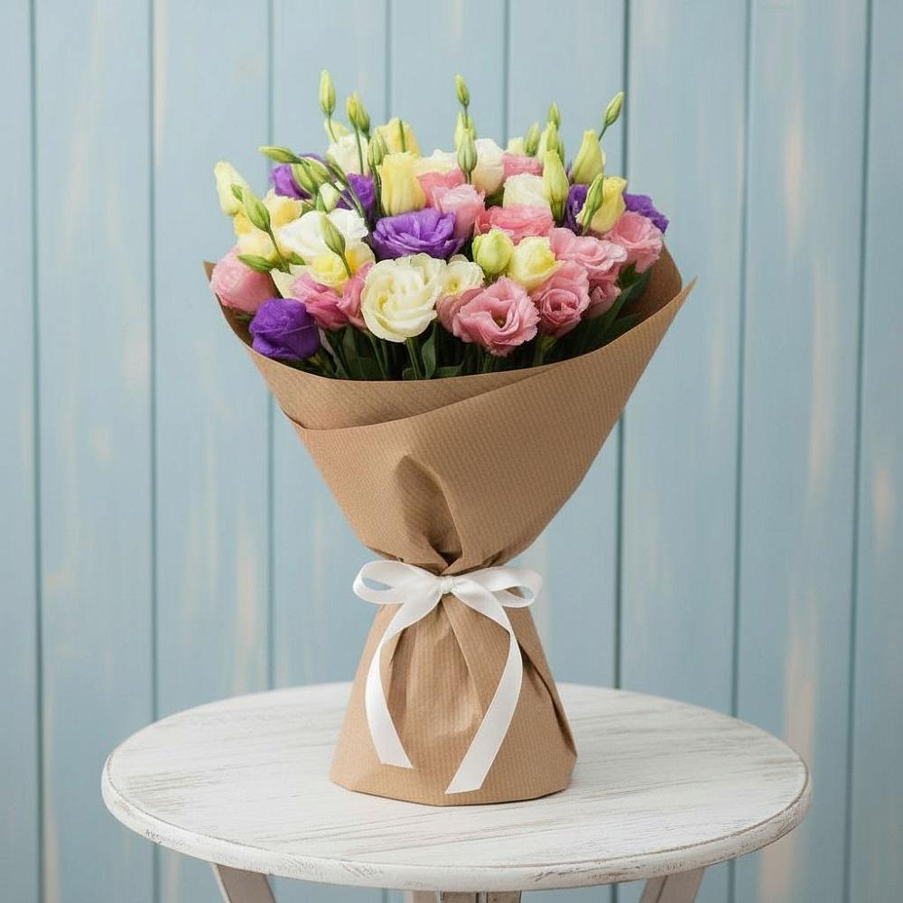 Букет цветов из: Лизиантусы в Анджиевский