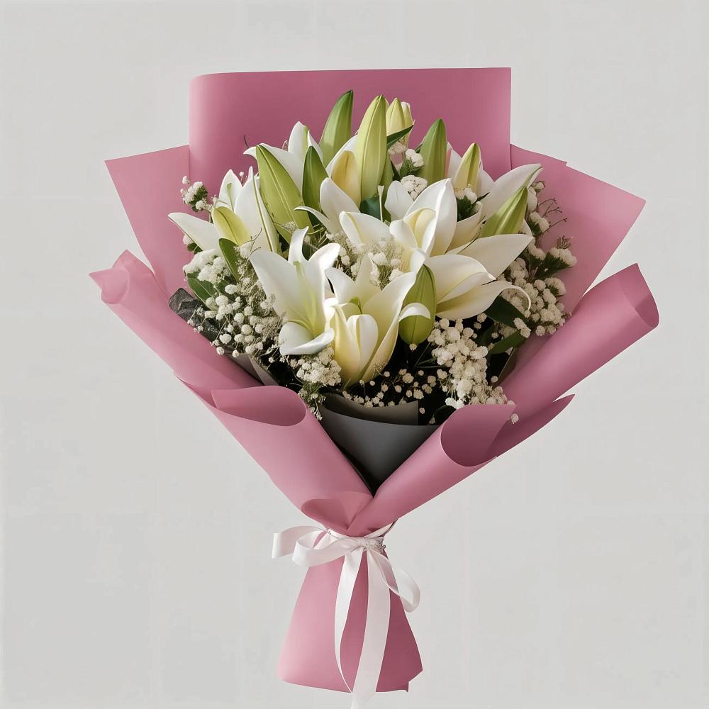 Букет цветов из: Лилии в Анджиевский