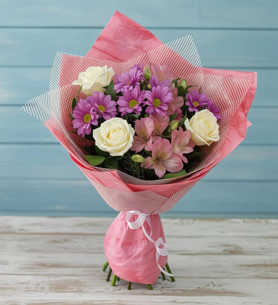 Букет цветов из: Герберы в Анджиевский