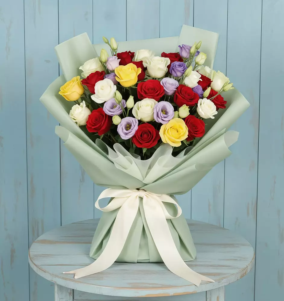 Букет цветов из: Розы в Анджиевский