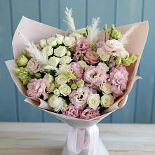Букет цветов из:  Альстромерии и Розы в Анджиевский
